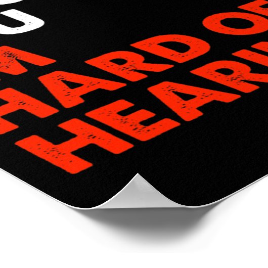 of Hearing Spaß Asl Sign Language Deaf Awareness Q Poster (Ecke)