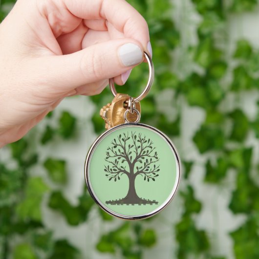 🌳 of Life Aluminium Keychain Schlüsselanhänger (Hand)