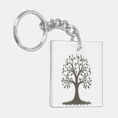 🌳 of Life Keychain - Growth Symbol Gift 🔑 Schlüsselanhänger (Vorderseite links)