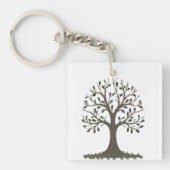 🌳 of Life Keychain - Growth Symbol Gift 🔑 Schlüsselanhänger (Vorderseite)