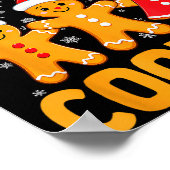 Of Smart Cookies Gingerbread Christmas Teacher Cut Poster (Ecke)