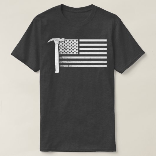 of US Flag Retired Carpenter Cool Shirt (Design vorne)