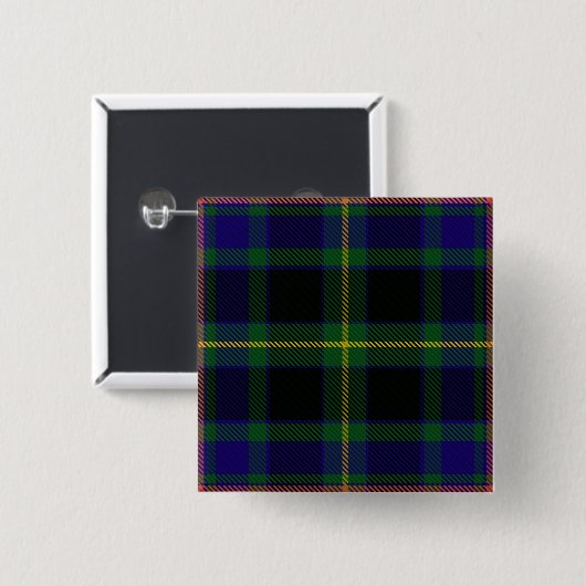 Ofally County Irish Tartan Button (Vorne & Hinten)