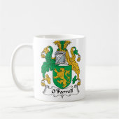 O'Farrell Familienwappen Kaffeetasse (Links)