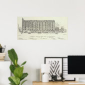O'Farrell South side Grant und Stockton Poster (Heimbüro)