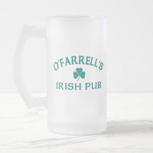 O'Farrell's Irish Pub Mattglas Bierglas (Links)