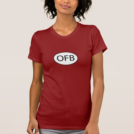 OFB Felsen das roten T-Shirt der Frauen (Vorderseite)