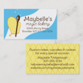 Ofen Mitt Holzlöffel Backbänder Bikerkarten kochen Visitenkarte (Vorne/Hinten)