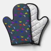 Ofen-Mitt Ofenhandschuh (Vorderseite/Rückseite)