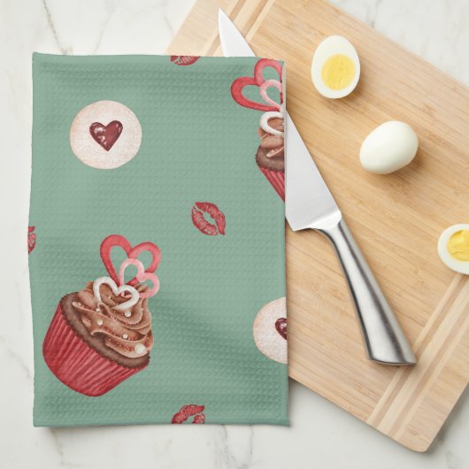 Ofen-Mitt und Pot-Träger Geschirrtuch (Viertel Falte)