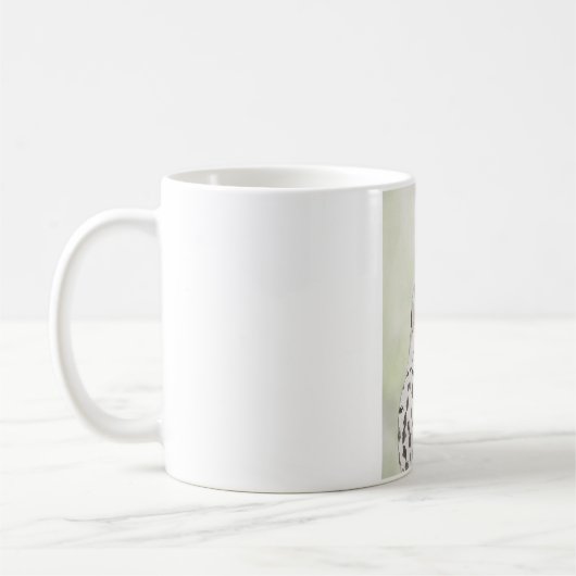 Ofenbauervogel lustige Vogelmalerei Kaffeetasse (Links)
