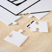 Ofenbrust, lustiges Baby in Mutter schwanger Puzzle (Seite)