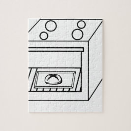 Ofenbrust, lustiges Baby in Mutter schwanger Puzzle