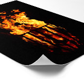 Ofenfeuer Poster (Ecke)
