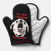 Ofenhandschuh mit The Possum (Vorderseite/Rückseite)