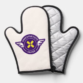 Ofenhandschuh. Ofenhandschuh (Vorderseite/Rückseite)