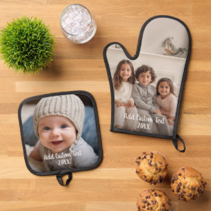  OFENHANDSCHUH & Topflappen-Set