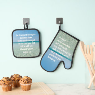 OFENHANDSCHUH & Topflappen-Set