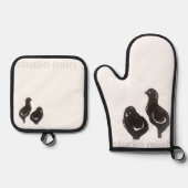 OFENHANDSCHUH & TOPFLAPPEN studio miiri Topflappen-Set (Vorderseite)