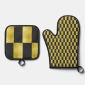 Ofenhandschuh und Topflappen Ofenhandschuh & Topflappen-Set (Vorderseite)