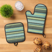 Ofenhandschuh und Topflappen & Topflappen-Set (Oben Unten)