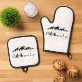 Ofenhandschuhe & Topflappen Set (Oben Unten)