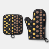 Ofenhandschuhe und Topflappen Ofenhandschuh & Topflappen-Set (Vorderseite)