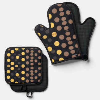 Ofenhandschuhe und Topflappen Ofenhandschuh & Topflappen-Set