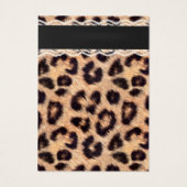 Ofenschmuck Display Modern Leopard Print (Rückseite)