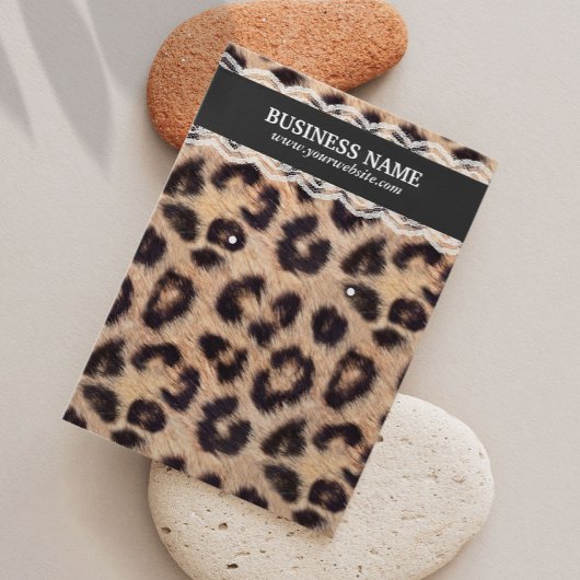 Ofenschmuck Display Modern Leopard Print