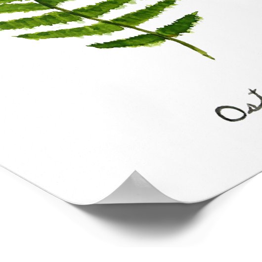 Ofern watercolor poster (Ecke)