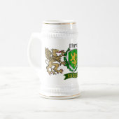 O'Ferrell/Ferrell Irish Shield Beer Stein Bierglas (Vorderseite Links)