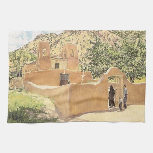 Oferta Para San Esquipula von Walter Ufer Geschirrtuch (Horizontal)