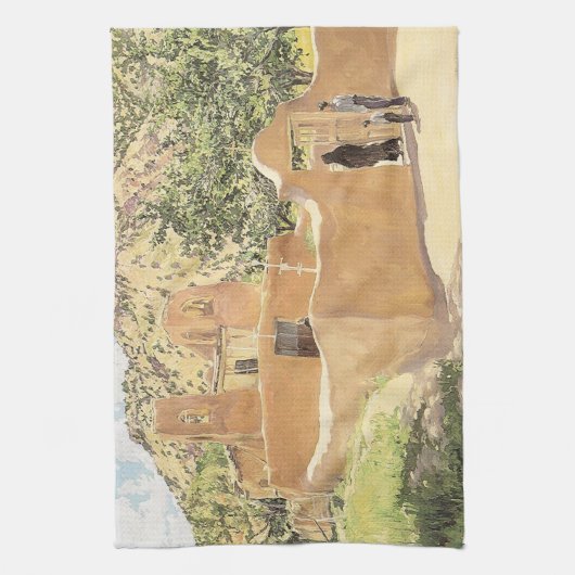 Oferta Para San Esquipula von Walter Ufer Geschirrtuch (Vertikal)