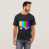 Off Air TV Color Bars T-Shirt (Vorne ganz)