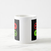 Off Bed On Kaffee T Shirt Kaffeetasse (Mittel)