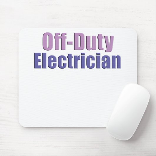 Off Duty Electrical Mousepad (Mit Mouse)