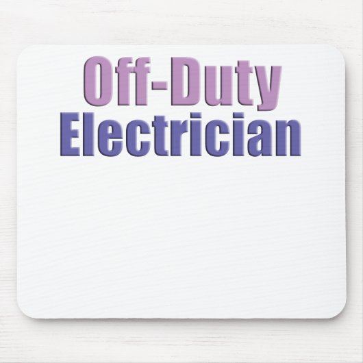 Off Duty Electrical Mousepad (Vorne)