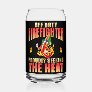 Off-Duty Firefighter-Chili mit Stolz nach Wärme su Dosenglas