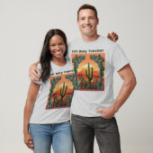 Off Duty Lehrer T - Shirt Wüste Sunrise Cacti (Unisex)