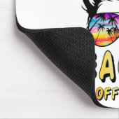 Off Duty Messy Bun Rainbow Sungles End of School Mousepad (Ecke)