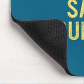 Off Duty Save Yourself Funny Humorous Quote Mousepad (Ecke)