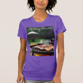 Off Duty Teacher Barbecue T - Shirt (Vorderseite)