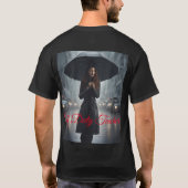 Off Duty Teacher Rain Regenschirm T-Shirt (Rückseite)