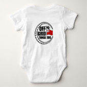 Off Grid Tonga Eua Lebensstil Baby Strampler (Rückseite)