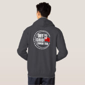 Off Grid Tonga Eua Lebensstil Hoodie (Schwarz voll)