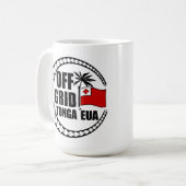 Off-Grid-Tonga-Eua-Lebensstil Kaffeetasse (Vorderseite Links)