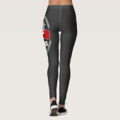Off Grid Tonga Eua Lebensstil Leggings (Rückseite)