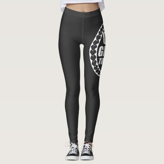 Off Grid Tonga Eua Lebensstil Leggings (Vorderseite)