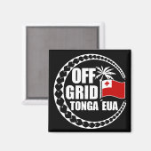 Off-Grid Tonga Eua Lebensstil Magnet (Vorderseite/Rückseite)